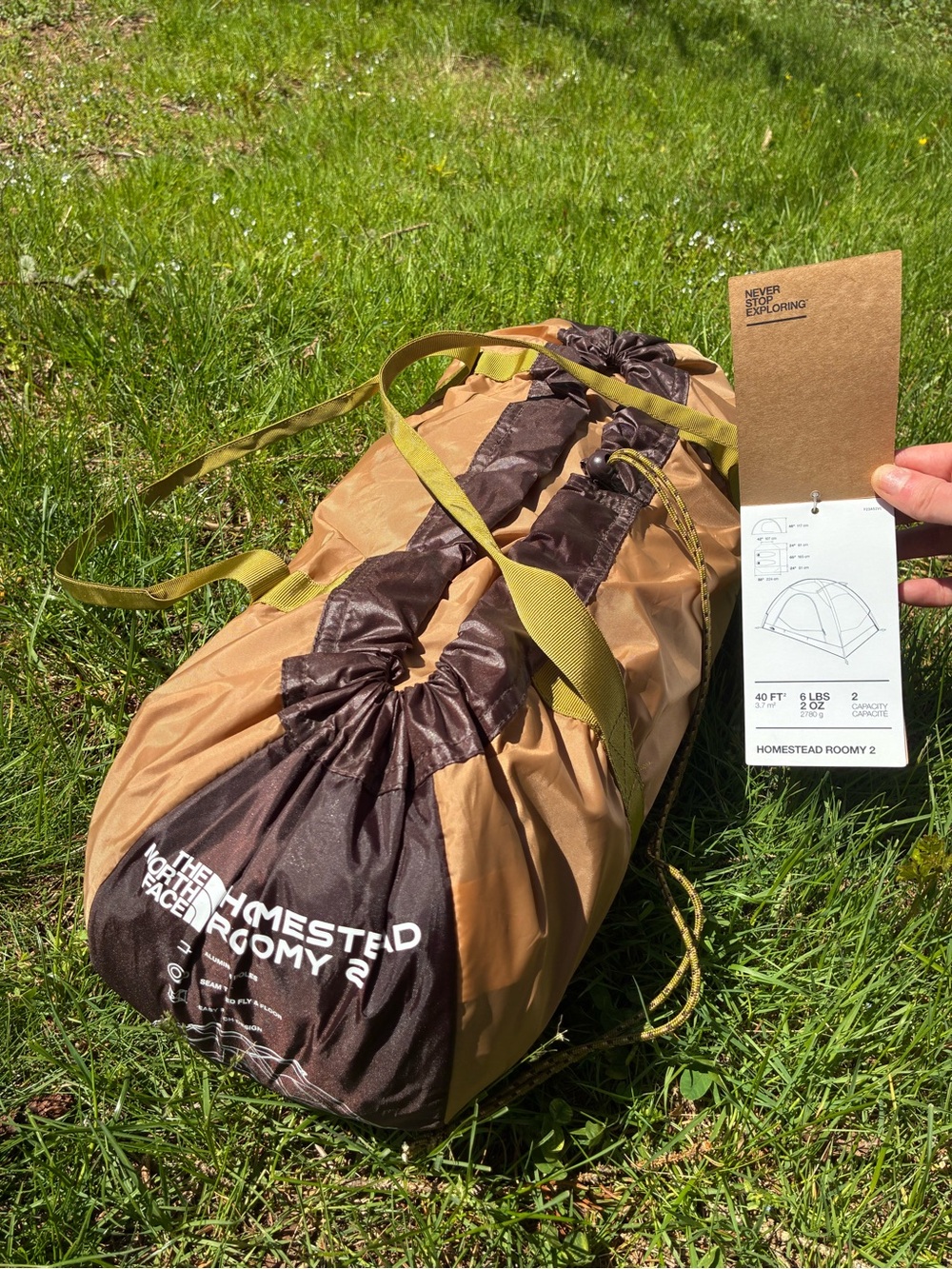 NWT The North Face “Homestead Roomy 2” Hiking Camping Tent